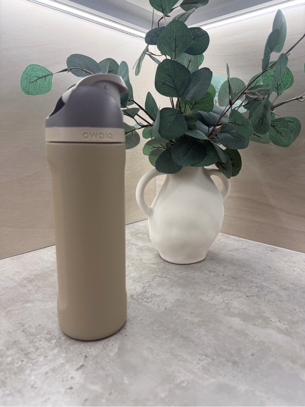 Owala Beige/Taupe Insulated Water Bottle